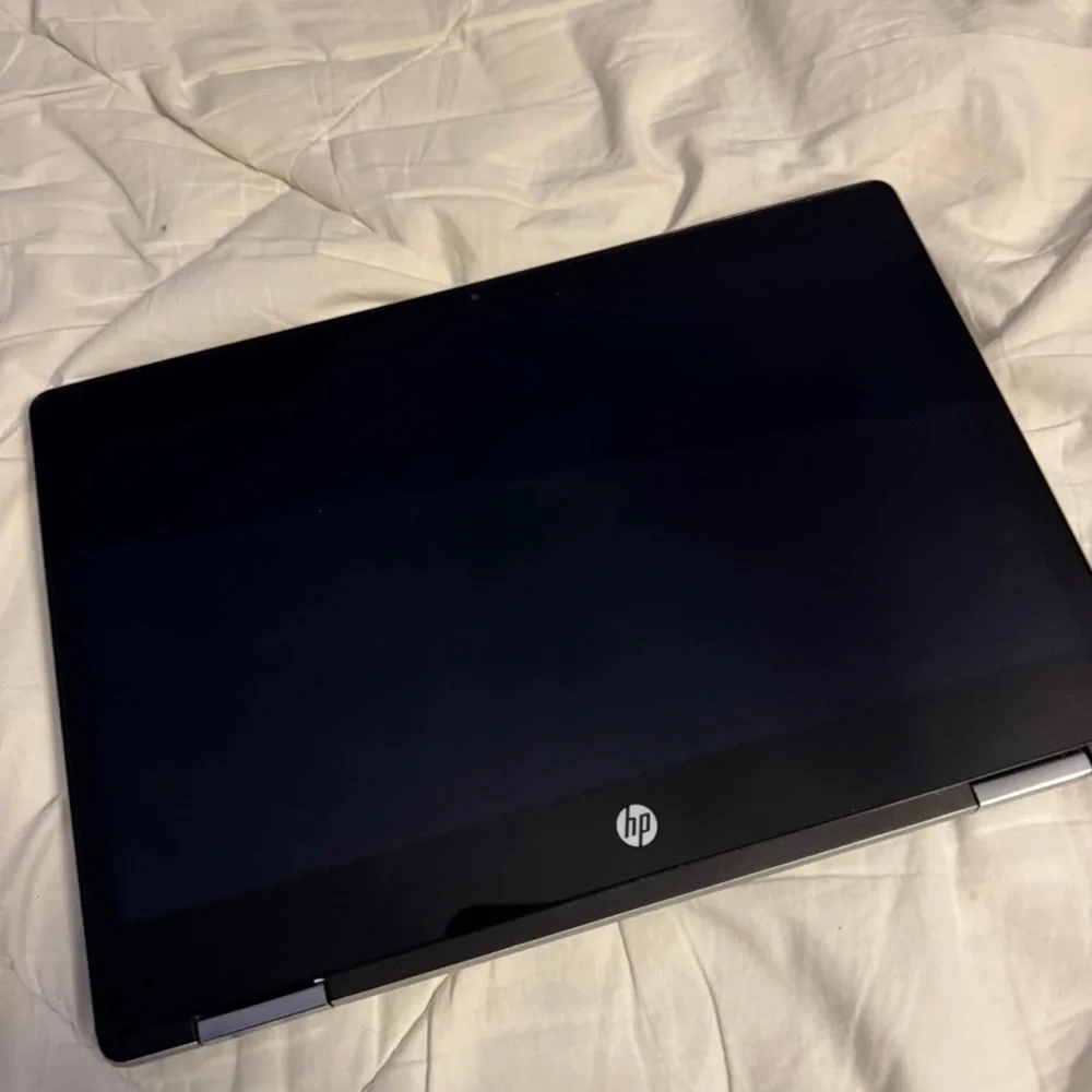 HP Silver 2-in-1 Laptop with Charger Included